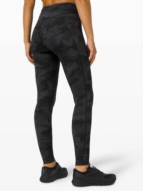 Lululemon Swift Speed High-Rise Tight 28" Heritage 365 Camo Deep Coal Size 6